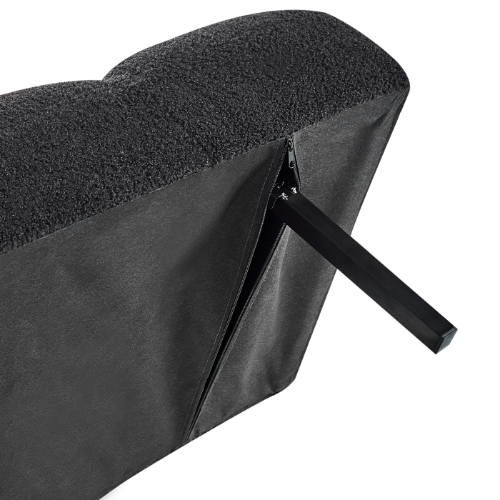 2-seater sofa INGARO Boucle Black [9]