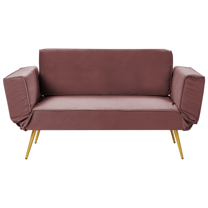 SAARELA 2-seater sofa bed Velvet Pink [2]