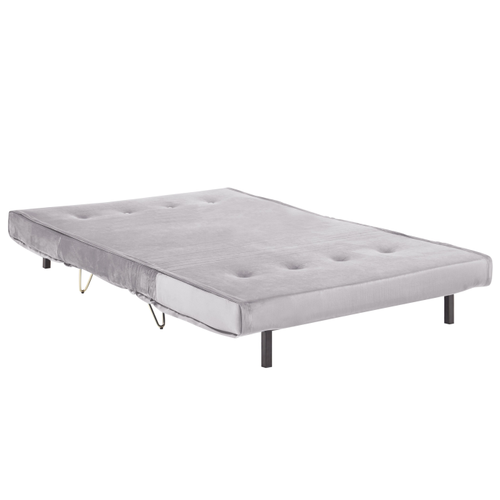 VESTFOLD 2-seater sofa bed Grey Velvet [8]