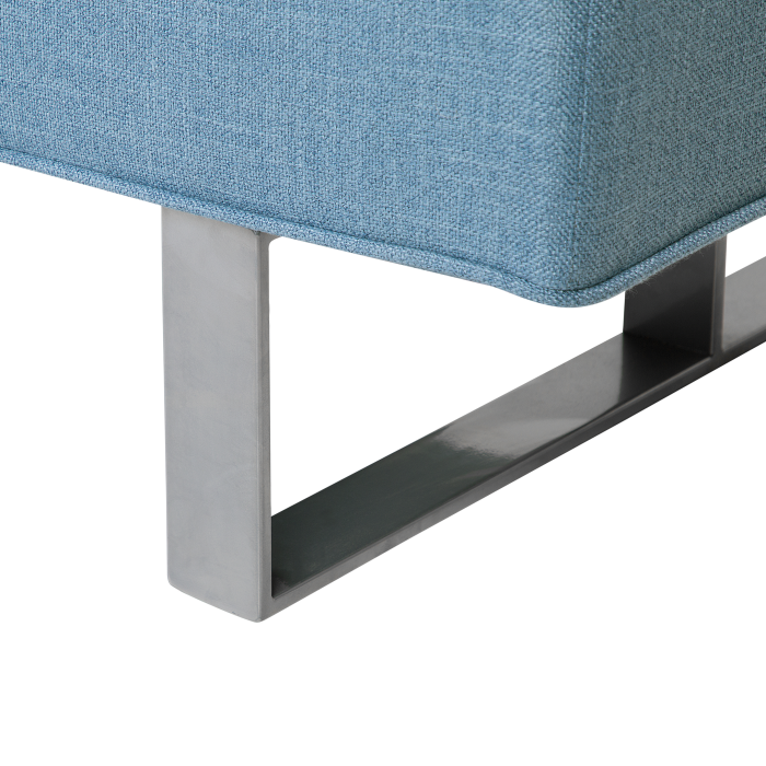 Canapea extensibilă cu 3 locuri DUBLIN  Albastru deschis [9]