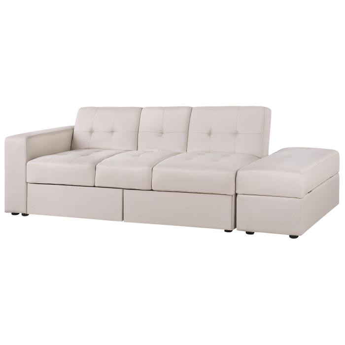 3-seater sofa FALSTER Beige with storage [4]