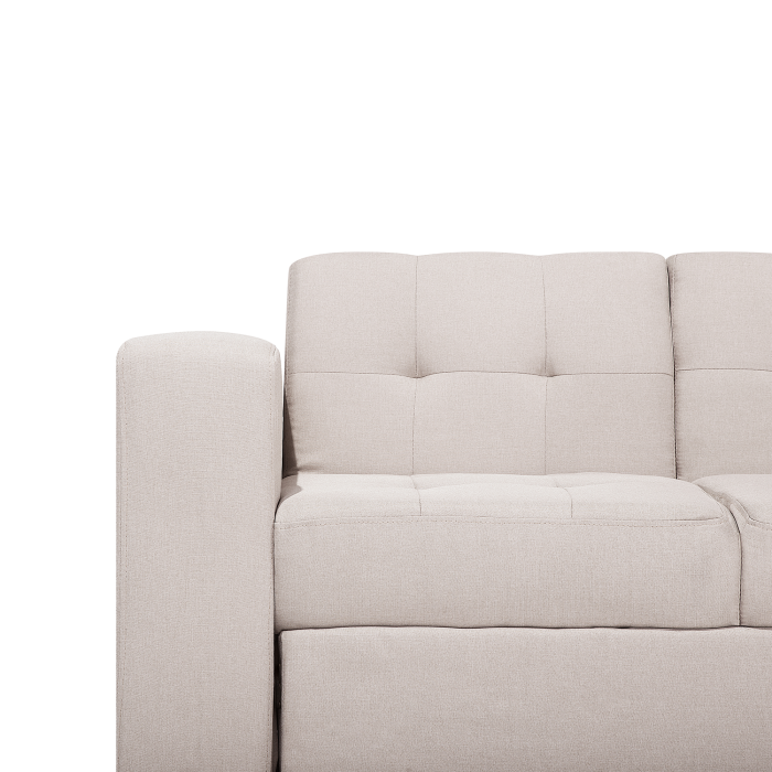 3-seater sofa FALSTER Beige with storage [9]