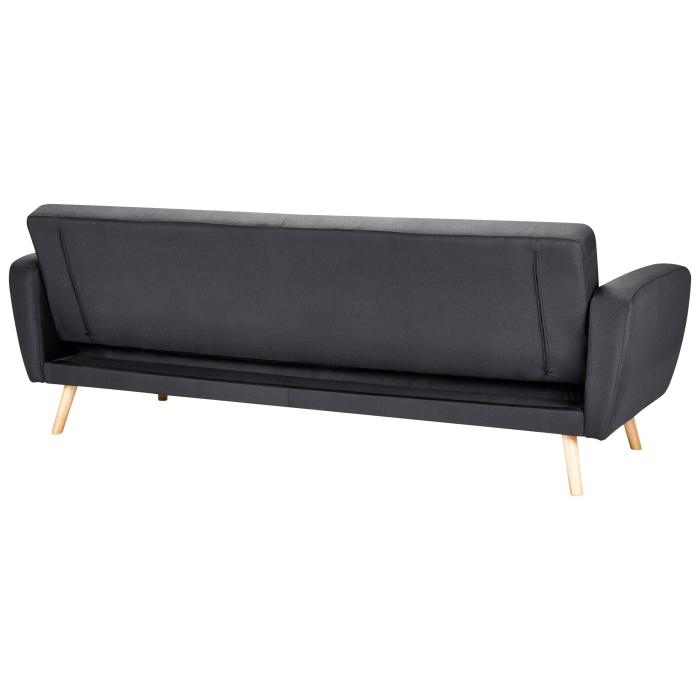 Canapea extensibilă cu 3 locuri FLORLI  Negru [7]