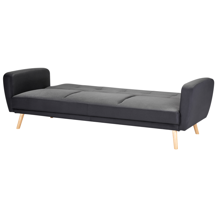 Canapea extensibilă cu 3 locuri FLORLI  Negru [6]