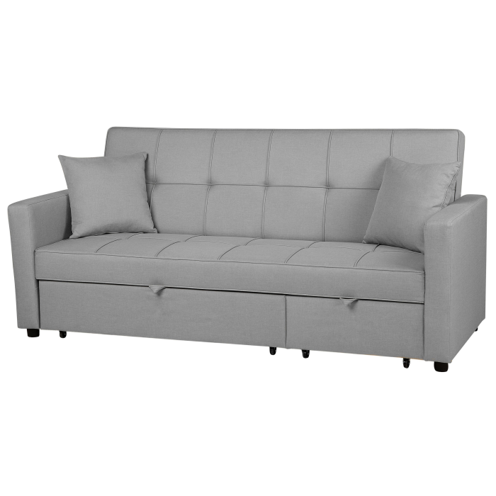 Canapea extensibilă cu 3 locuri GLOMMA  Gri deschis [4]