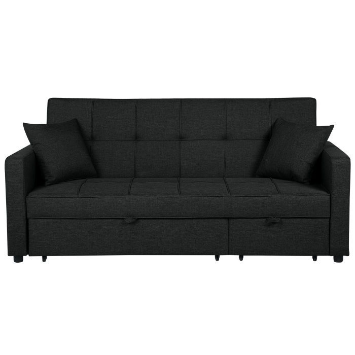 3-Seater Sofa Bed GLOMMA Black [2]