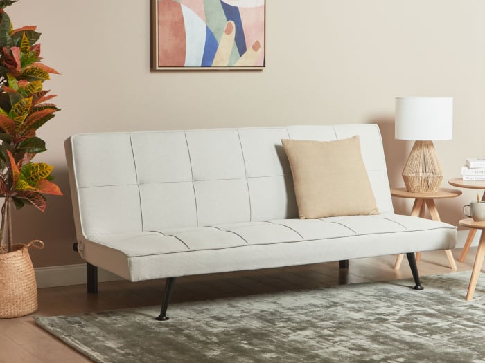 3-seater sofa bed HASLE Light beige [1]