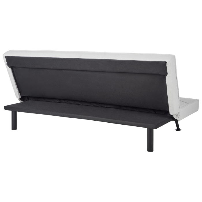 Canapea extensibilă cu 3 locuri HASLE  Gri deschis [6]