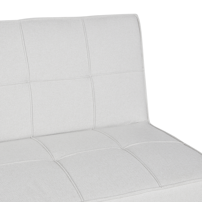 Canapea extensibilă cu 3 locuri HASLE  Gri deschis [8]