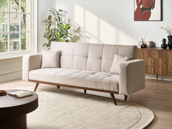 3-seater sofa HJULBY Light beige [1]