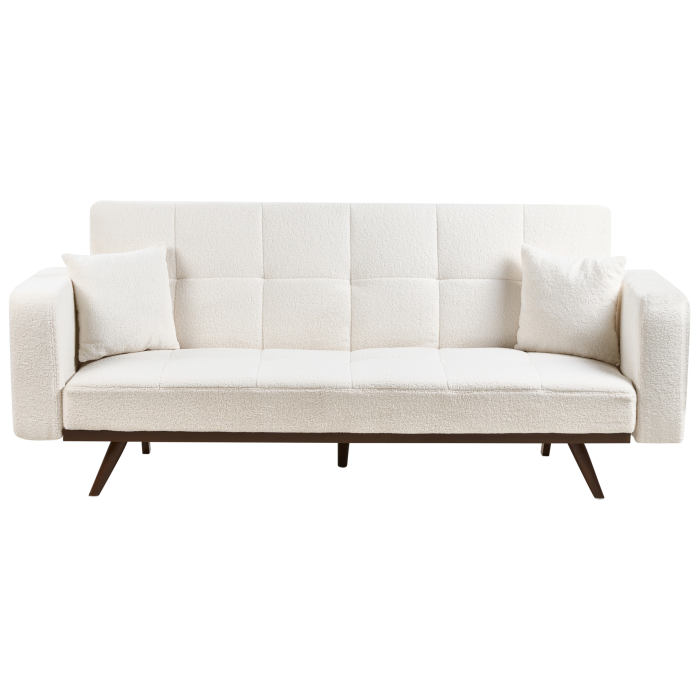 3-Seater Sofa HJULBY Boucle Off-White [4]