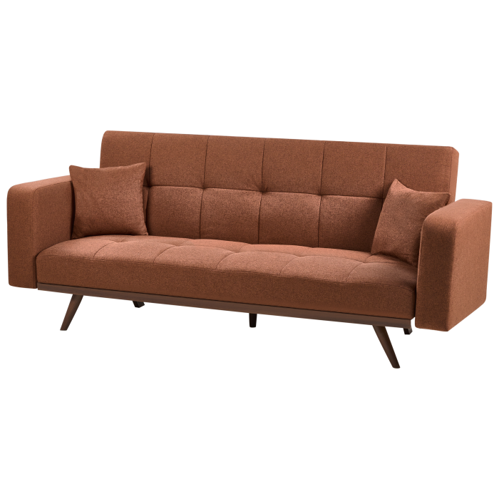 Canapea extensibilă cu 3 locuri HJULBY Maro auriu [4]