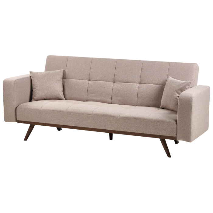 Canapea extensibilă cu 3 locuri HJULBY Maro deschis [4]