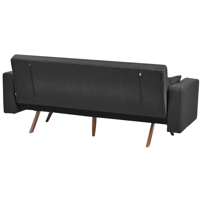 Canapea extensibilă cu 3 locuri HJULBY Negru [6]