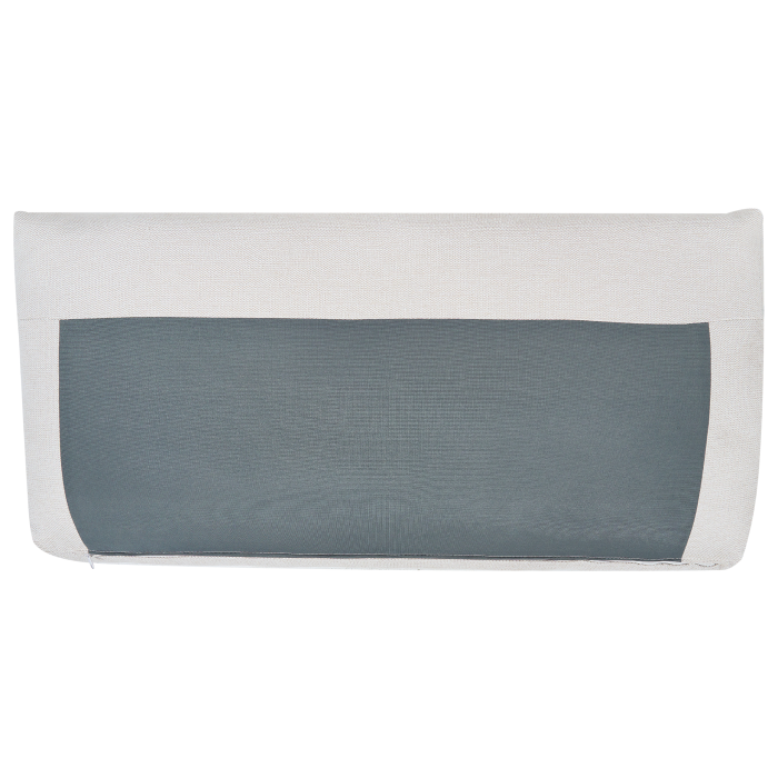 Canapea extensibilă cu 3 locuri KARILA  Bej deschis cu depozitare Dreapta [8]