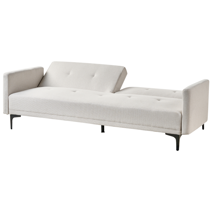 Canapea extensibilă cu 3 locuri LUCAN  Bej deschis [5]