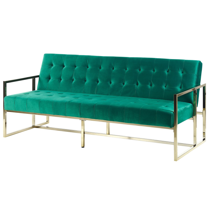 MARSTAL 3-seater sofa Emerald green velvet [4]