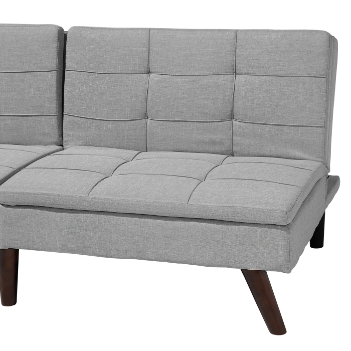 Canapea extensibilă cu 3 locuri RONNE  Gri deschis [6]