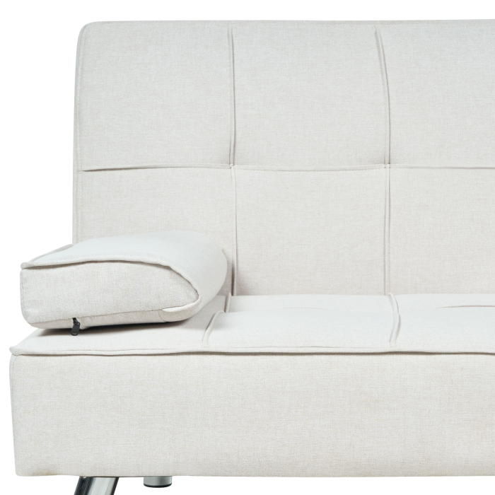 3-seater sofa bed ROXEN Light beige [8]