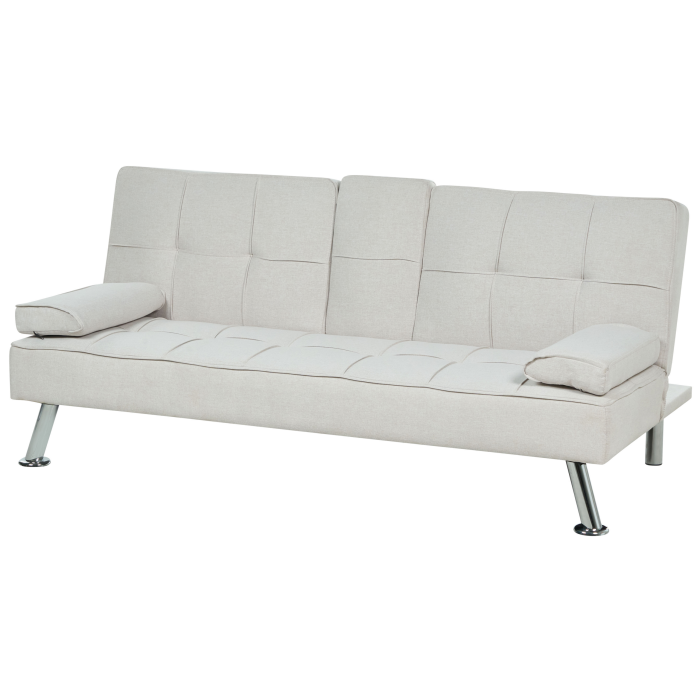 3-seater sofa bed ROXEN Light beige [4]
