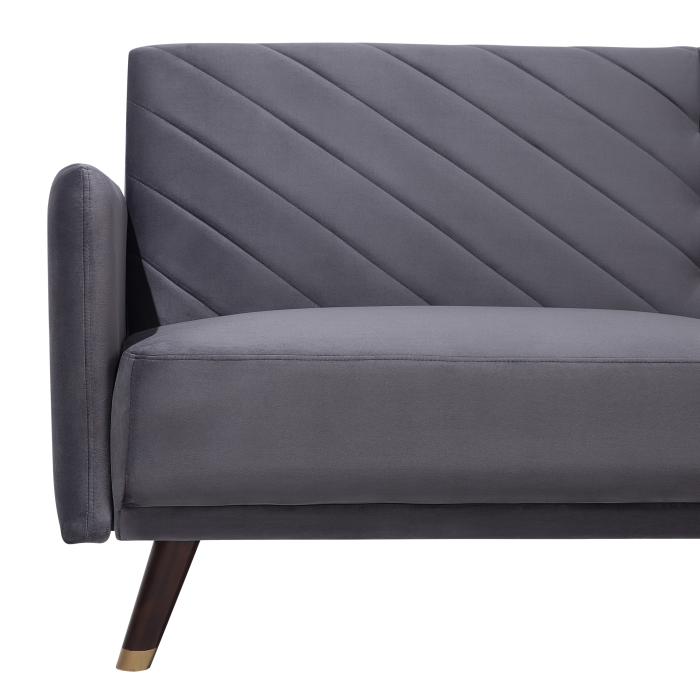 3-seater sofa SENJA Velvet Grey [7]