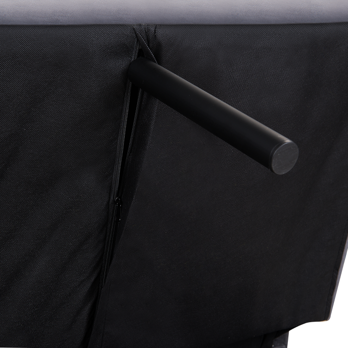 Canapea extensibilă cu 3 locuri SILJAN  Gri închis [9]