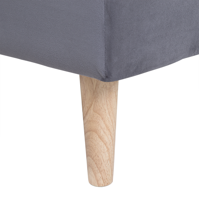 Canapea extensibilă cu 3 locuri SILJAN  Gri închis [10]