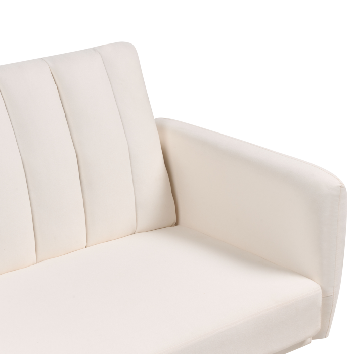 Canapea extensibilă cu 3 locuri VIMMERBY  Bej deschis [9]