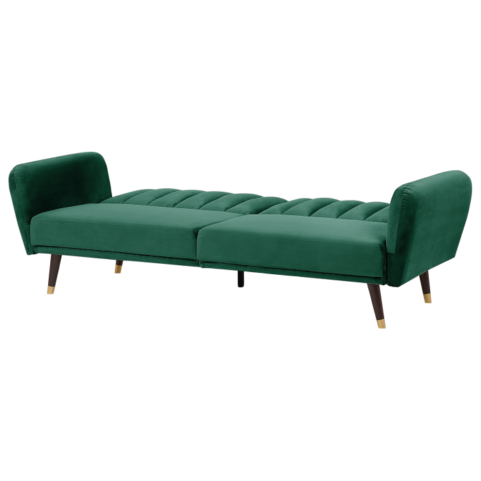 Canapea extensibilă cu 3 locuri VIMMERBY Catifea Verde smarald [5]