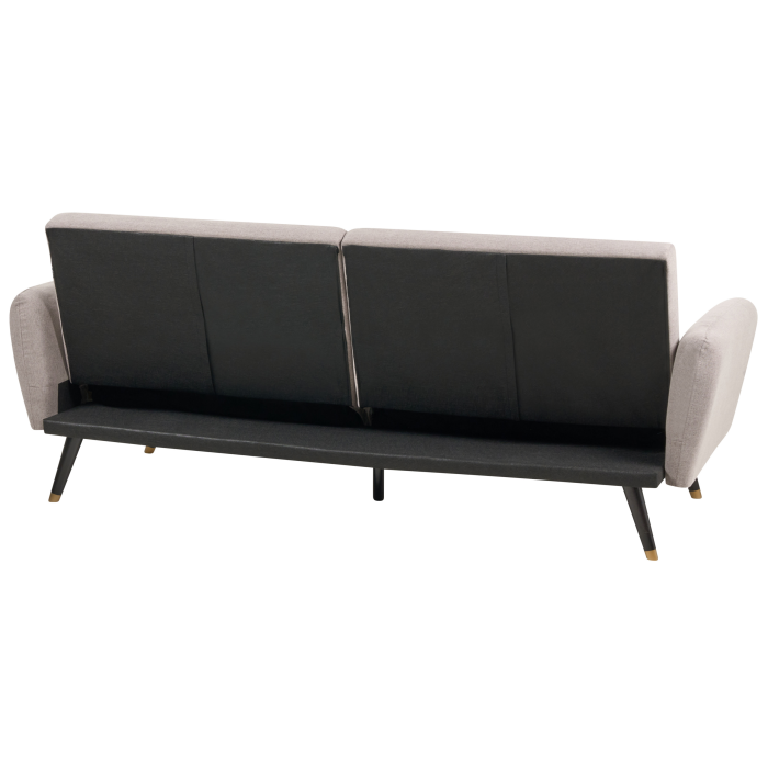 Canapea extensibilă cu 3 locuri VIMMERBY  Maro deschis [6]