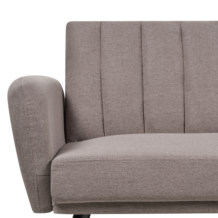 Canapea extensibilă cu 3 locuri VIMMERBY  Maro deschis [7]