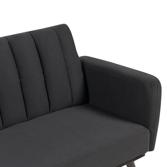 Canapea extensibilă cu 3 locuri VIMMERBY  Negru [9]