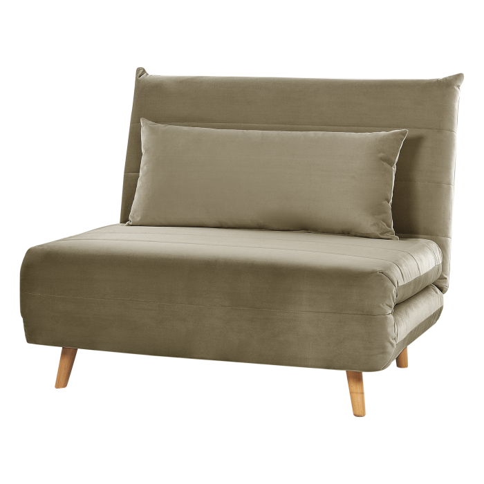 Canapea extensibilă single SETTEN Catifea Verde măsliniu [4]