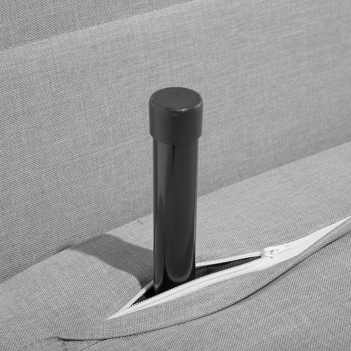 Canapea extensibilă single SETTEN  Gri deschis [7]