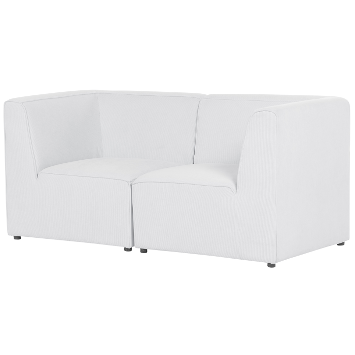 LEMVIG 2-seater modular sofa Off-white velour [5]