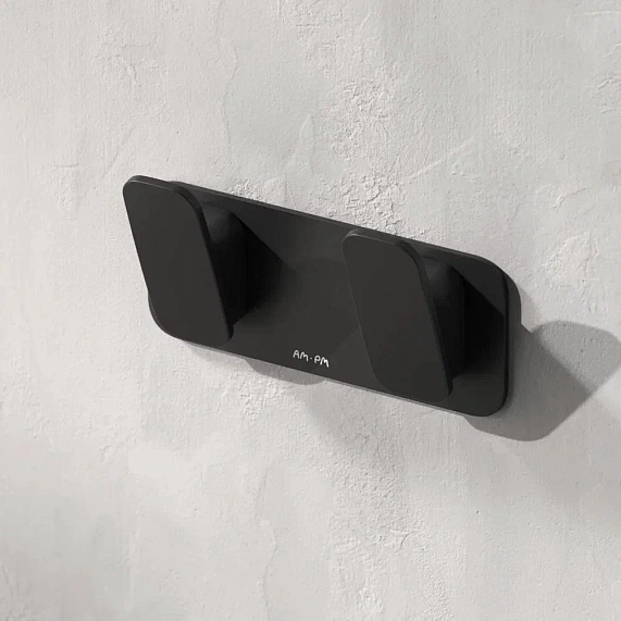 Cârlig dublu pentru prosoape Inspire 2.0, negru mat [3]