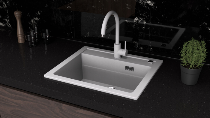 Composite sink Atrox 30 white [4]