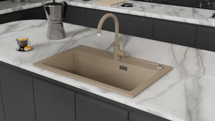 Composite sink Atrox 40 beige [3]