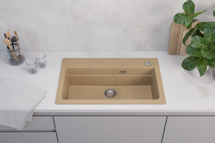 Composite sink Atrox 40 beige [2]