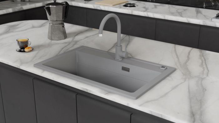 Composite sink Atrox 40 grey [2]