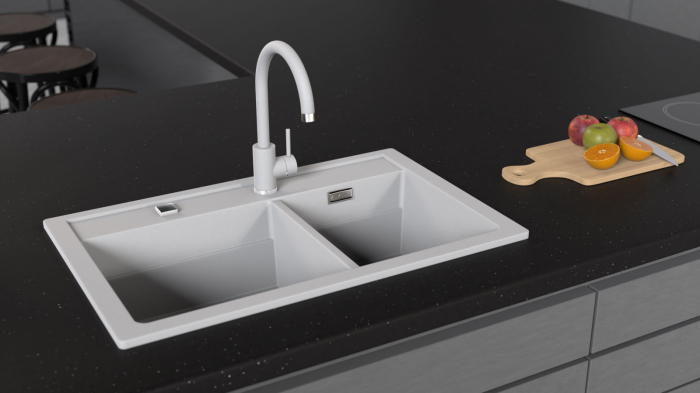 Composite sink Atrox 50 white [3]