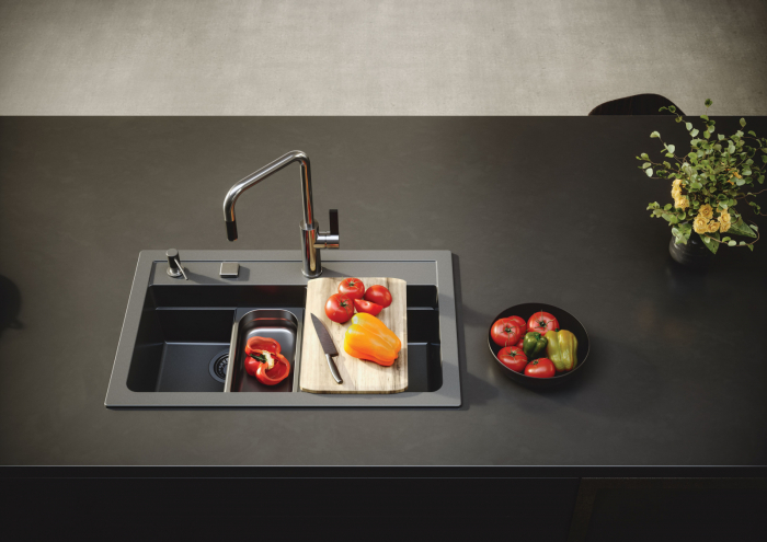 Composite sink Atrox 50 black [3]