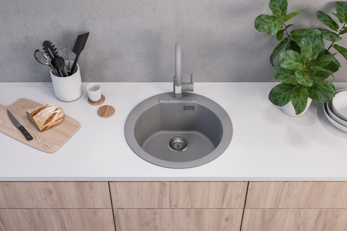 Cadit 100 gray composite sink [2]