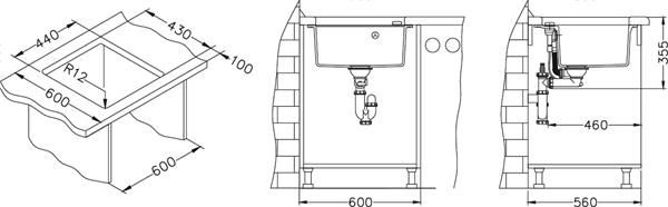 Chiuveta compozit Formic 20 Twilight [7]