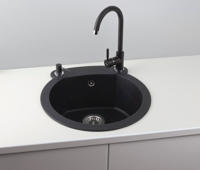 Composite sink Roll 10 black [2]