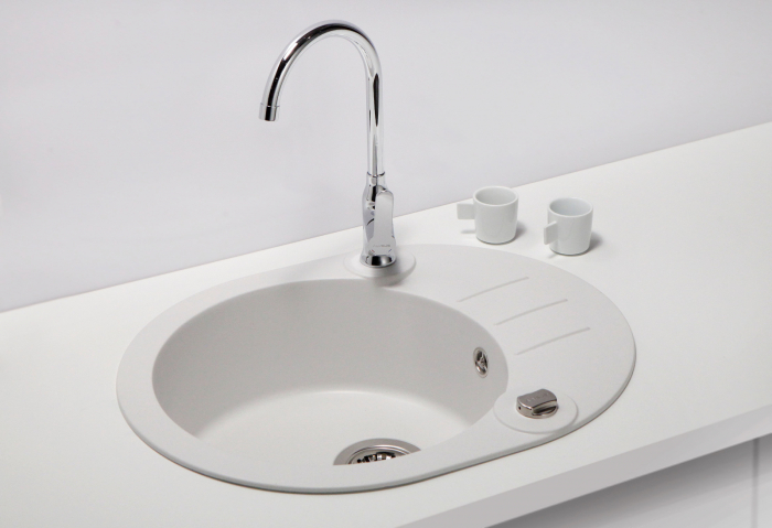 Chiuveta compozit Roll 40 alb [2]