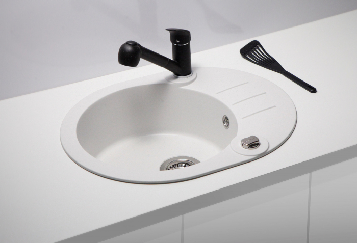 Chiuveta compozit Roll 40 alb [5]