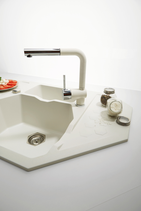 Sensual 60 White composite sink [3]