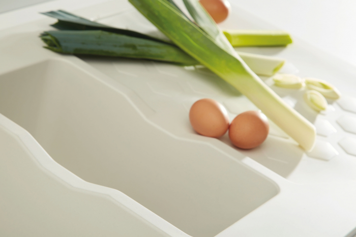 Sensual 70 White composite sink [4]