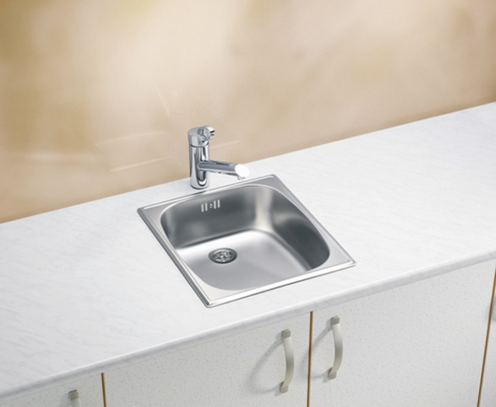 Chiuveta inox Basic 10 satin [2]